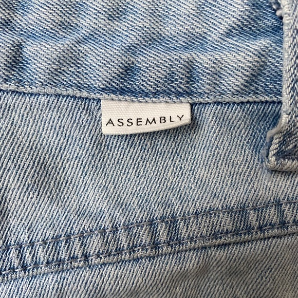 Assembly Label Women 100% Cotton Denim Hot Pants Jean Shorts Sz AU6 W24 - Picture 4 of 9